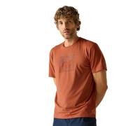 Regatta Kurzarm-t-shirt Für Herren Mann Fingal Stretch Orange Größe 5XL