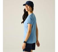 Regatta Funktionsshirt "Fingal Stretch" in Hellblau - Größe 36 | Damen Outdoor Tops Shirts