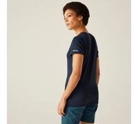 Regatta Fingal Stretch T-Shirt für Damen Marineblau, Größe: 40