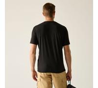 Regatta Kurzarm-t-shirt Für Herren Mann Fingal Stretch Schwarz S