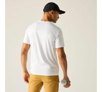 Regatta Fingal T-Shirt mit Graphic-Print für Herren Weiß, Größe: L