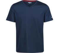 Regatta Herren Fingal V-Neck T-Shirt, blau