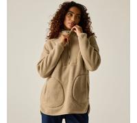 Regatta Frankie Borg-Fleece mit langem Schnitt und halblangem Reißverschluss für Damen Beige, Größe: 40