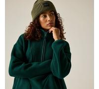 Regatta Frankie Borg-Fleece mit langem Schnitt und halblangem Reißverschluss für Damen Grün, Größe: 36