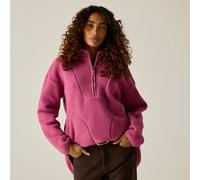 Regatta Frankie Borg-Fleece mit langem Schnitt und halblangem Reißverschluss für Damen Lila, Größe: 38