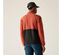 Regatta Frankie Colourblock-Fleece mit durchgehendem Reißverschluss für Herren Rot, Größe: L