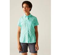 Regatta Funktionshemd "Packaway" in Türkis - Größe 42 | Damen Outdoor Tops Shirts