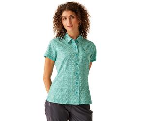 Regatta Funktionshemd "Travel Packaway" in Türkis - Größe 38 | Damen Outdoor Tops Shirts