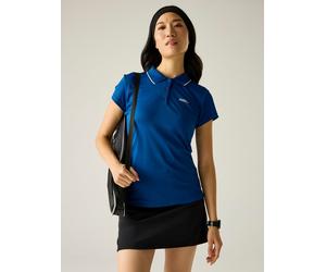 Regatta Funktionspoloshirt "Maverick V" in Blau - Größe 42 | Damen Outdoor Tops Shirts