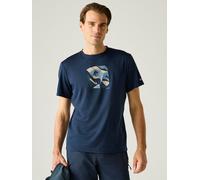 Regatta Kurzarm-t-shirt Herren Mann Fingal Blau Größe XL