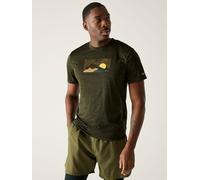 Regatta Funktionsshirt "Fingal" in Khaki - Größe XXL | Herren Sportshirts