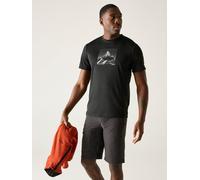 Regatta Funktionsshirt "Fingal" in Schwarz - Größe XL | Herren Sportshirts