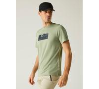 Regatta Fingal Slogan Herren Funktionsshirt light sage L light sage L