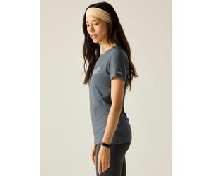 Regatta Funktionsshirt "Fingal Stretch" in Anthrazit - Größe 42 | Damen Outdoor Tops Shirts