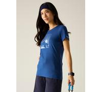 Regatta Damen Trekking T-shirt Frau Wnsfingalstretch Blau Größe 3XL