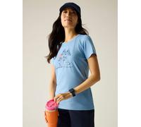 Regatta Funktionsshirt "Fingal Stretch" in Hellblau - Größe 34 | Damen Outdoor Tops Shirts