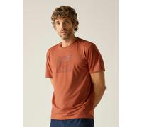 Regatta Kurzarm-t-shirt Für Herren Mann Fingal Stretch Orange Größe S