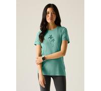 Regatta Funktionsshirt "Fingal Stretch" in Türkis - Größe 42 | Damen Outdoor Tops Shirts