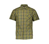 Regatta Herren Hemd Funktionshemd Wanderhemd Mindano IX Kurzarmhemd, Farbe:Grün, Artikel:-1GV Nephrite Green/ash Check, Größe:M