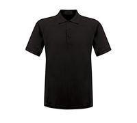 Regatta Herren Polo Coolweave Wicking TRS147 – Schwarz, Gr. M