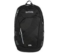 Regatta Herren Damen Unisex Rucksack Altorock II 25L, Farbe:Schwarz, Artikel:-04B black/light steel