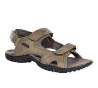 Regatta Sandalen Haris Herren – verstellbar, rutschfest, dämpfende Untersohle – EU 44 Walnut/Treetop
