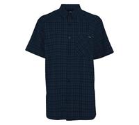 Regatta Herren Hemd Funktionshemd Wanderhemd Begarno Kurzarmhemd, Farbe:Navy, Artikel:-A5G Moonlight Denim/Navy Check, Größe:M