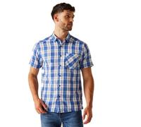 Regatta Mindano IX Herren Hemd white olympia blue M white olympia blue M