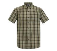 Regatta Herren Hemd Funktionshemd Wanderhemd Mindano Short Sleeve Shirt, Farbe:Khaki, Größe:2XL, Artikel:-ZHW Light sage Multi Cross Check