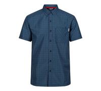 Regatta Herren Kalambo Viii Kurzarmhemd Kurzarm Shirt, Coronet Blue/Moonlight Denim Check, S