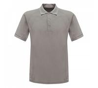 Regatta Herren Professional Men's Coolweave Wicking Polo Short Polohemd, Silber (Silbergrau), XL
