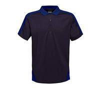 Regatta Professional Herren Contrast Coolweave Polo TRS174 navy/new royal L