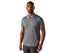 Regatta Herren Shirt Kurzarmshirt Funktionsshirt Poloshirt Remex II, Farbe:Hellgrau, Artikel:-R6B Glacier, Größe:L