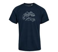 Regatta Herren T-Shirt Kurzarmshirt Funktionsshirt Escade, Farbe:Navy, Artikel:-ZV7 Moonlight Denim, Größe:L