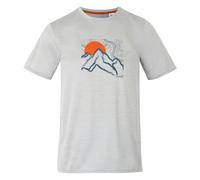 Regatta Herren T-Shirt Kurzarmshirt Funktionsshirt Fingal IX T-Shirt, Farbe:Weiß, Artikel:-3D4 Iceberg Marl, Größe:M
