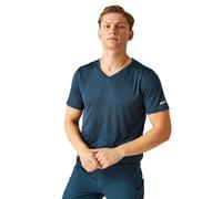 Regatta Fingal T-Shirt mit V-Ausschnitt für Herren Blau, Größe: L - Sale