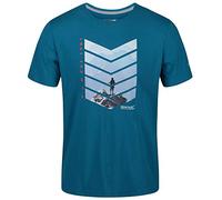 Regatta Herren T-Shirt Technique En Coton Avec Imprimé Breezed Léger Et Respirant T-Shirts/Polo-Hemden/Westen