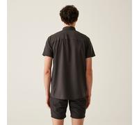Regatta Travel Packaway S/S Shirt Herren Kurzarm Hemd grau S