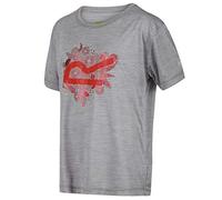 Regatta Jungen Alvarado V-Bedrucktes Sportshirt T-Shirts/Poloshirt/Vests, Dapple, 11-12