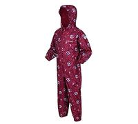 Regatta Kids Peppa Pig Waterproof Pobble Suit, RKW274, Raspberry Radiance, 4 Jahre