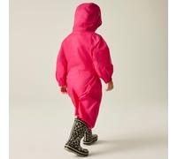 Regatta Kleinkinder Kinder Puddle Suit V Wasserdichter & Reflektierender Einteiler-Regenanzug,Pink,12-18m