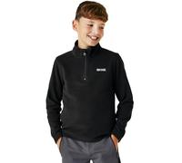 Regatta Kinder Hot Shot II Half-Zip fleece, Black, Size 15-16