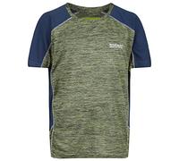 Regatta Kinder Takson II' Active with Airflow Mesh T-Shirts/Polo-Hemden/Westen, Jeansstoff Electric Lime/Dark, 176