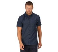 Regatta Kurzarmhemd Mindano VII (schnelltrocknend, atmungsaktiv) dunkelblau Herren, Größe L
