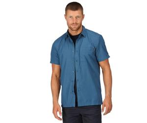 Regatta Kurzarmhemd Mindano VII (schnelltrocknend, atmungsaktiv) royalblau Herren, Größe M