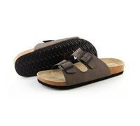 Regatta Lady Mia Damen Pantoletten Braun - Bequeme Sommer Sandalen mit anatomischem Kork-Fußbett und verstellbaren Riemen (EU Schuhgrößensystem, Erwachsene, Damen, Numerisch, M, 39)