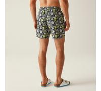 Regatta Herren Schwimmshorts Loras – Marineblaues Blattmuster – XXL