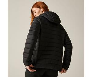 Regatta Marizion Baffle-Jacke mit Kapuze für Damen Schwarz, Größe: 34