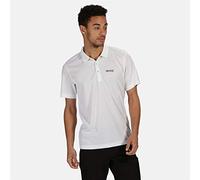 Regatta Funktionspoloshirt "Maverik V" in Weiß - 62% | Größe L | Herren Sportshirts