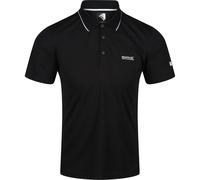 Regatta Maverik V Herren Poloshirt, schwarz S